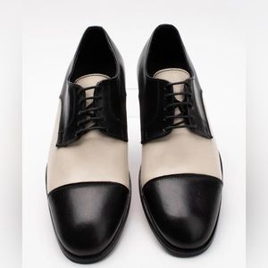 DANIELE ALESSANDRINI Leather Derby Shoes US9 UK8 EU42 Made in Italy